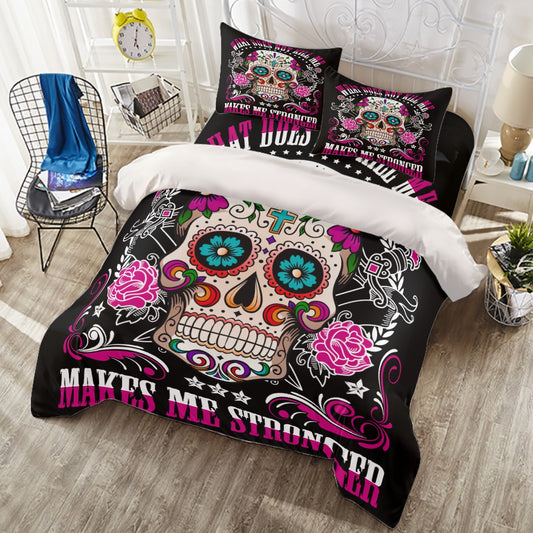 Sugar skull Four-piece Duvet Cover Set