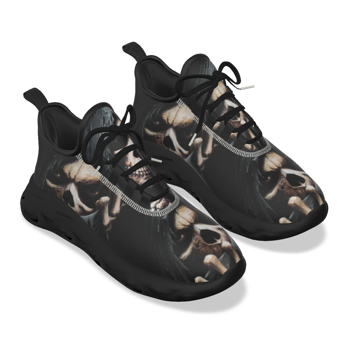 Grim reaper Halloween skeleton sneakers shoes