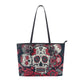 Sugar skull floral skeleton Women's Tote Bag, Day of the dead Mexican calaveras skull tote bag