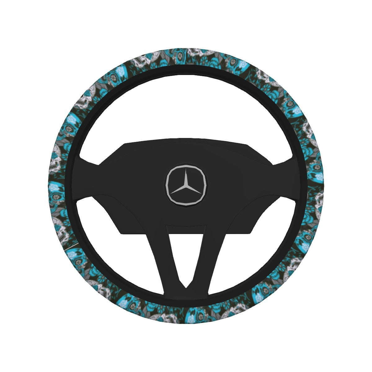 Sugar skull Day of the dead Steering Wheel Cover