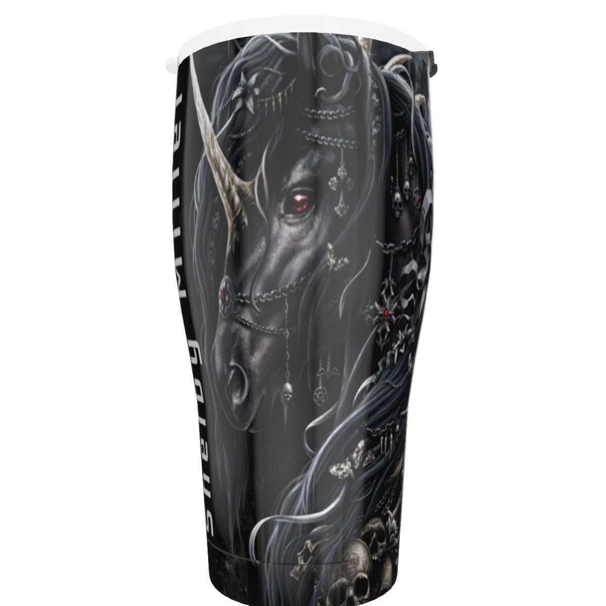 Horse gothic skull Halloween Tumbler 30oz
