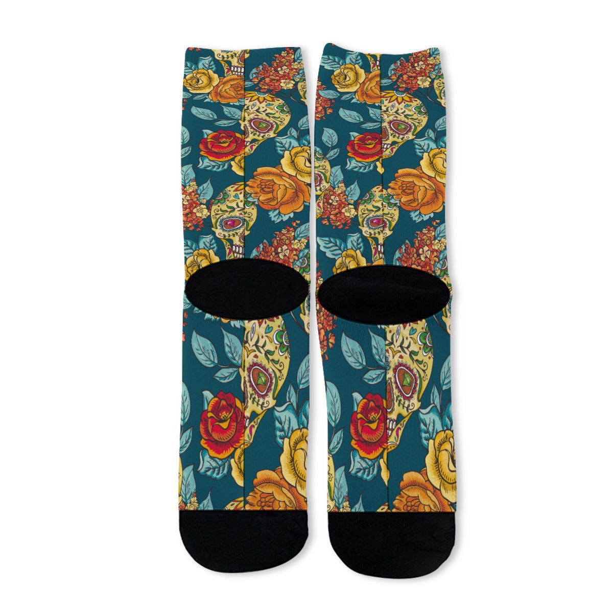 Sugar skull Day of the dead Unisex Long Socks, dia de los muertos socks, calaveras socks