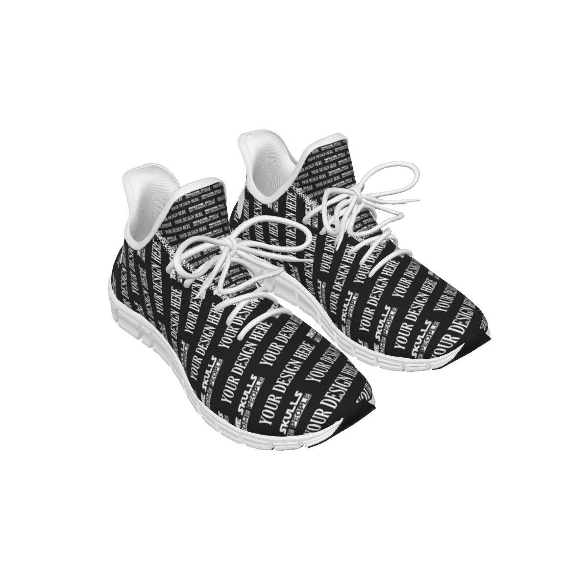 Custom Print on Demand POD Light woven running shoes