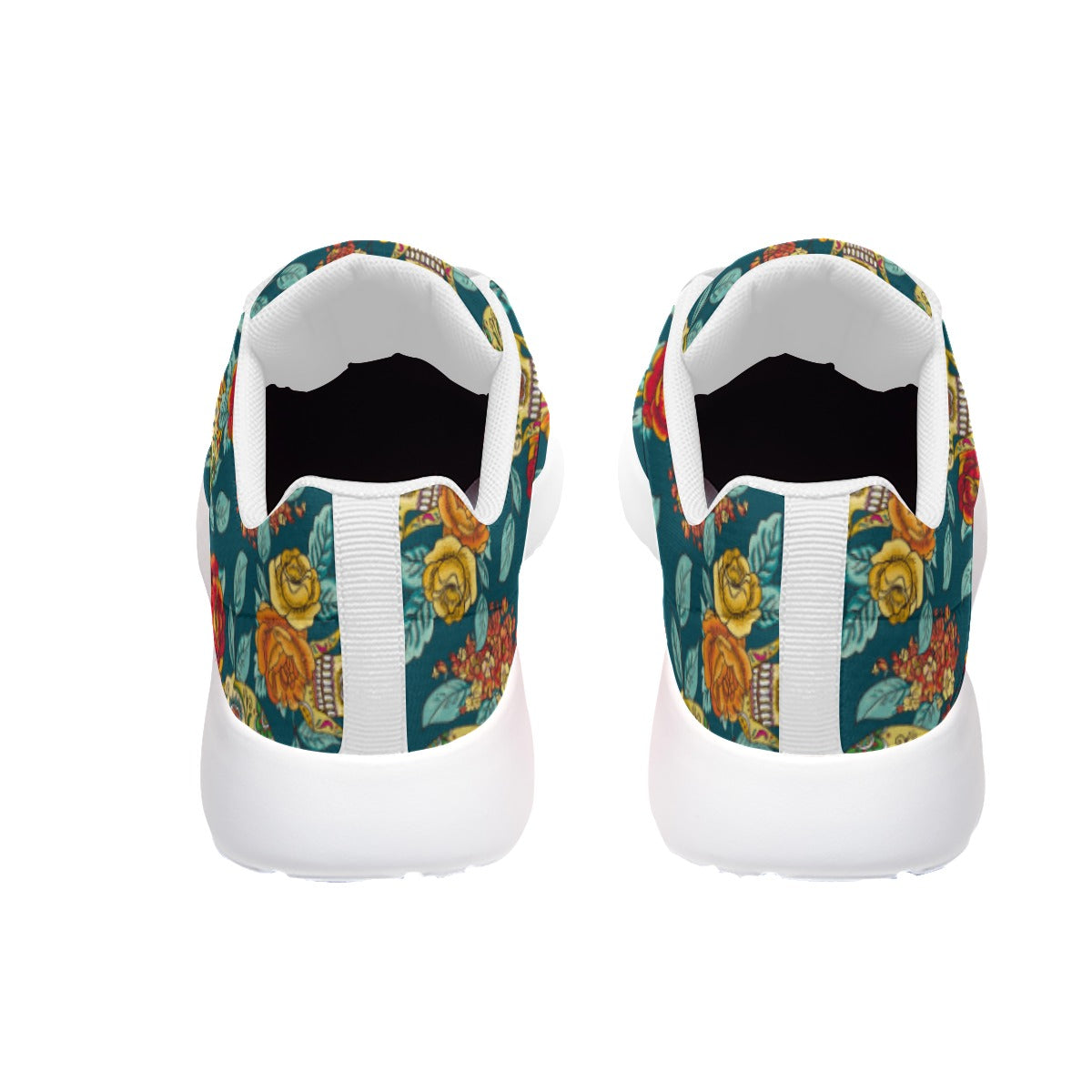 Sugar skull sneakers, day of the dead Women's Platform Sneakers, Mexican skull shoes