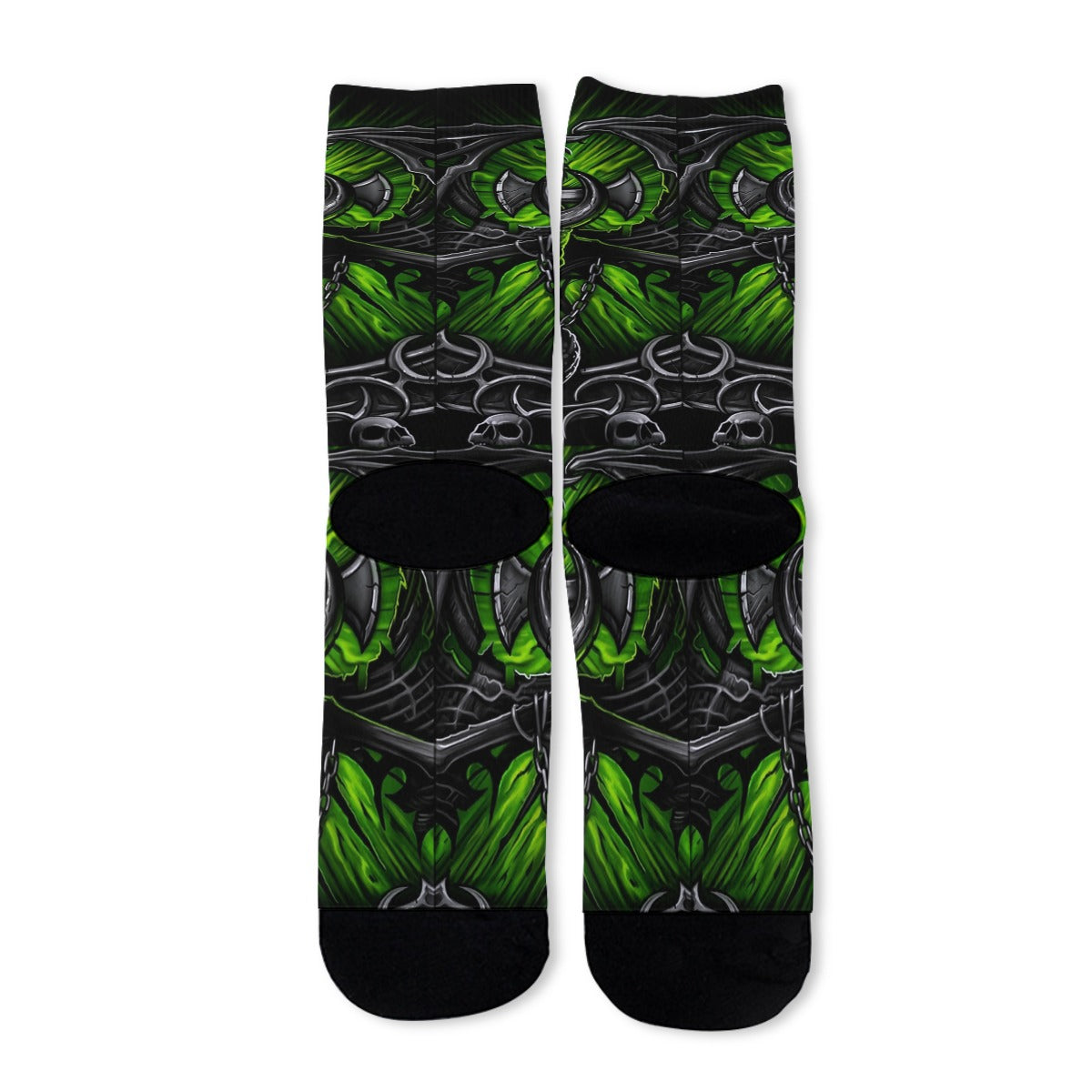 Dragon gothic skull All-Over Print Unisex Long Socks