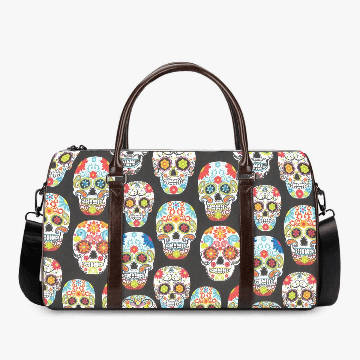 Sugar skull girl Hospital Bag, floral skull Hospital Bag, calaveras skull Overnight Bag, dia de los muertos skull travel bag