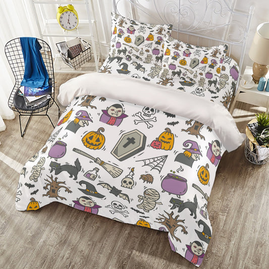 Halloween Four-piece Duvet Cover Set