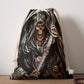 Grim reaper skull Drawstring Bag, Skeleton gothic Halloween Drawstring bag handbag shoulder bag