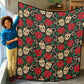 Rose day of the dead mexican skull Household Lightweight & Breathable Quilt
