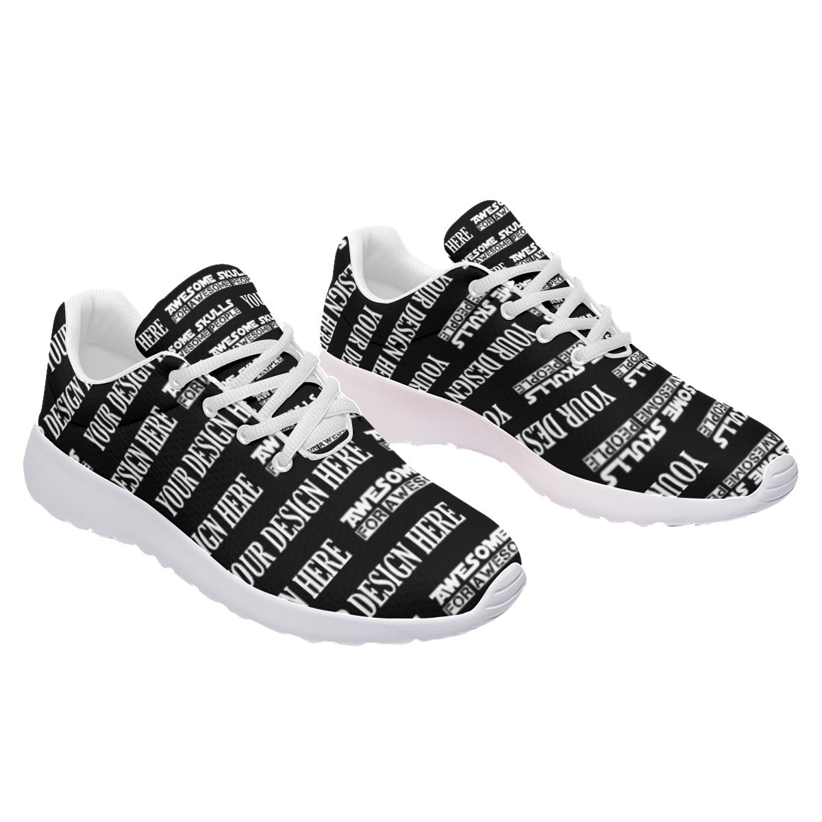 Custom Print on Demand POD Women's Platform Sneakers