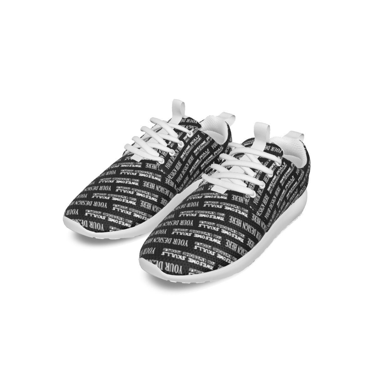 Custom Print on demand POD Women's Light Woven Running Shoes