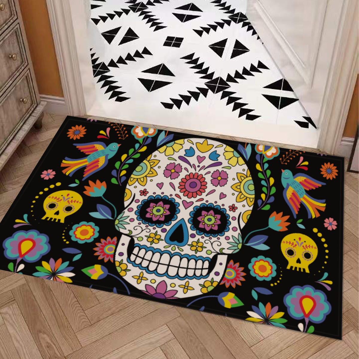 Sugar skull Door Mat