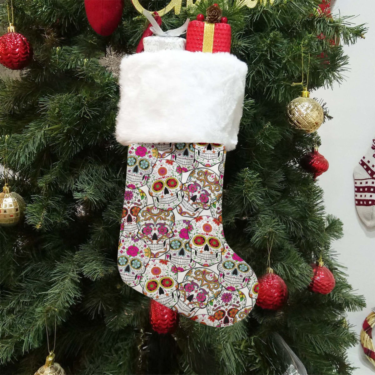 Day of the dead All-Over Print Christmas Socks
