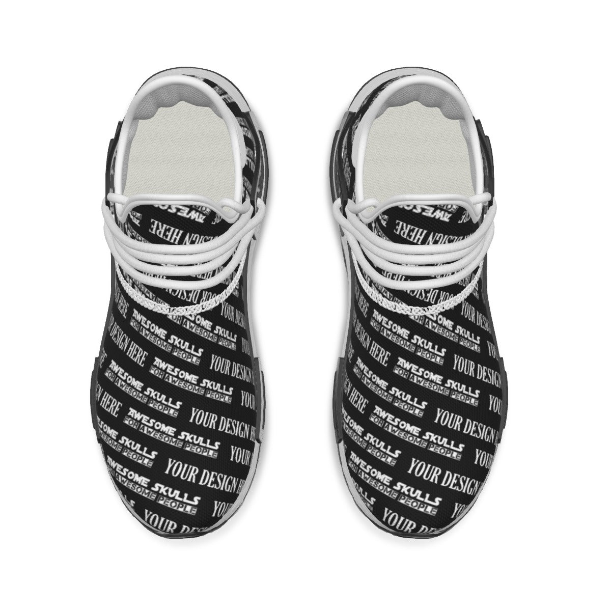 Custom Print on Demand POD Women's Mesh Sneakers