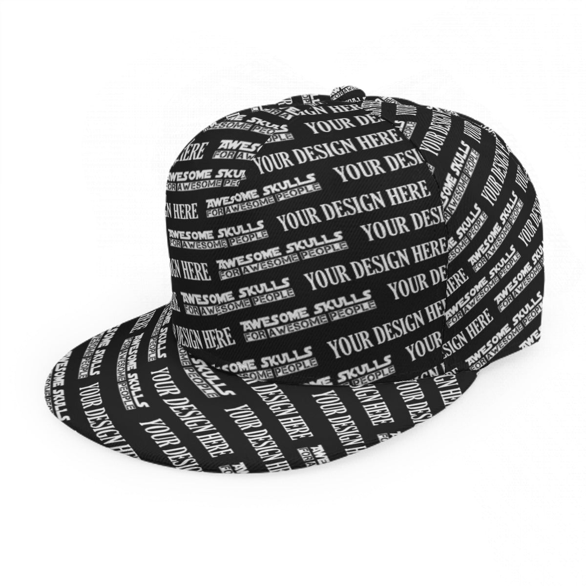 Custom Baseball Cap With Flat Brim