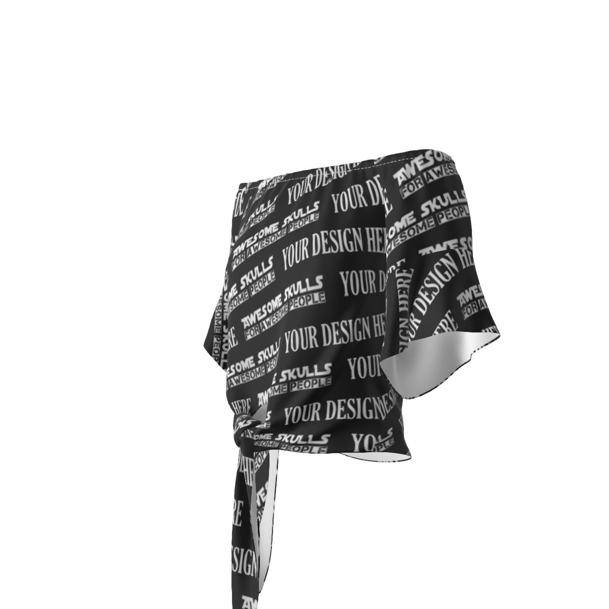 Custom print on demand pod Women's Top Off-Shoulder Blouse