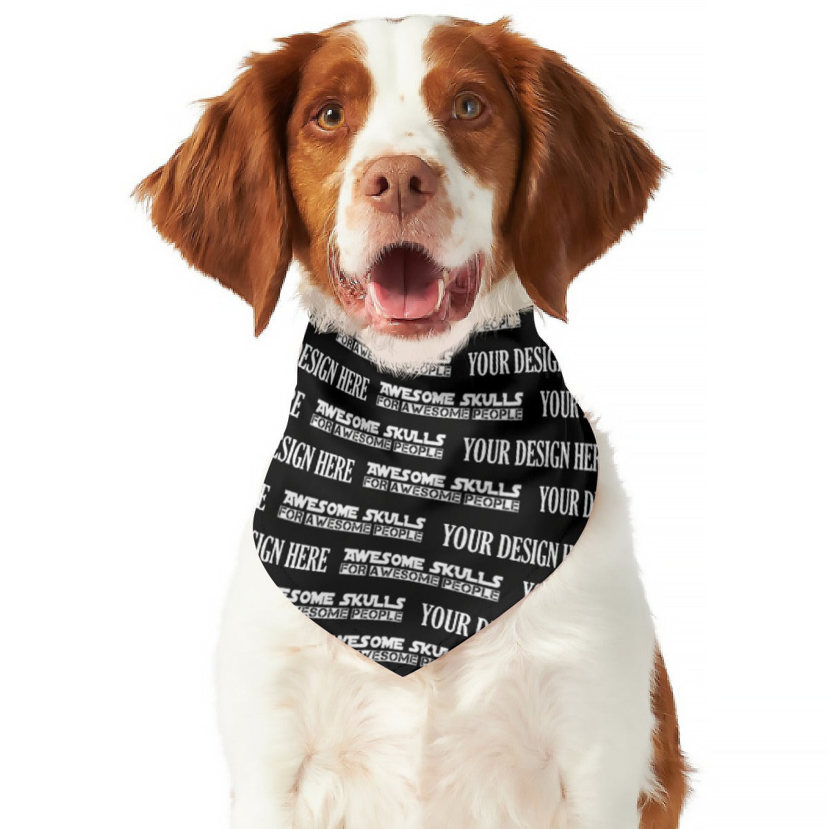 Custom Print on demand POD Pet's Scarf