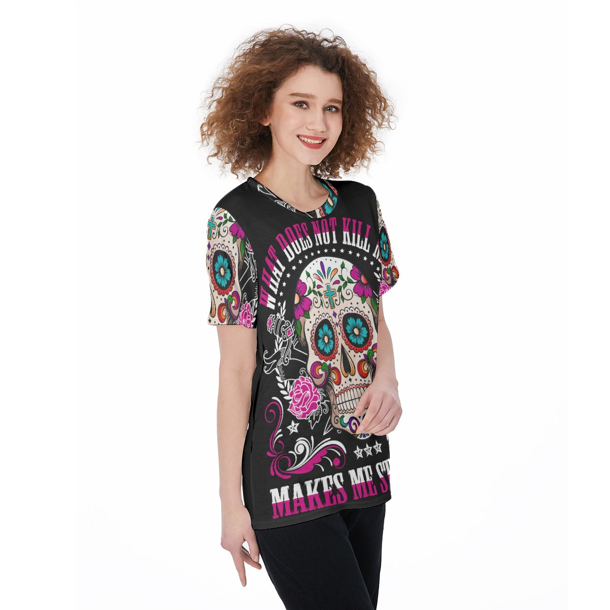 WHAT DOES NOT KILL ME - Women'S O-Neck T-Shirt