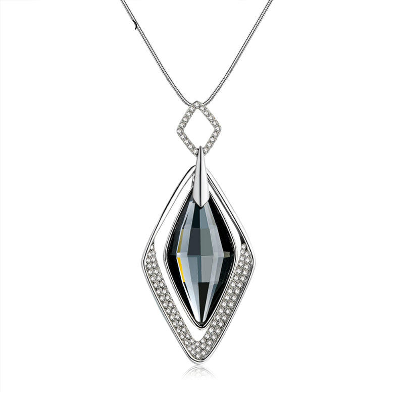 Long Necklaces & Pendants for Women Collier Femme Geometric Statement Colar Maxi Fashion Crystal Jewelry Bijoux 2018