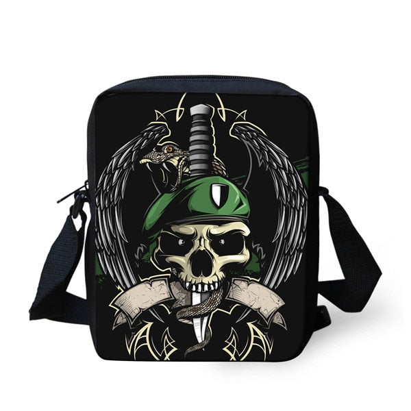 3D Skull Casual Shoulder Bags For Women Small Messenger Bag Woman Handbags Mini Cross-body Bag Mini Mochila Infantil