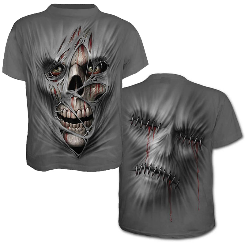 3D Print Funny Skull Men Women T Shirt