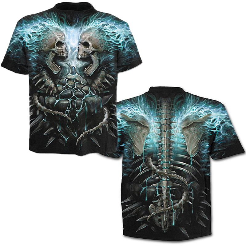 3D Print Funny Skull Men Women T Shirt