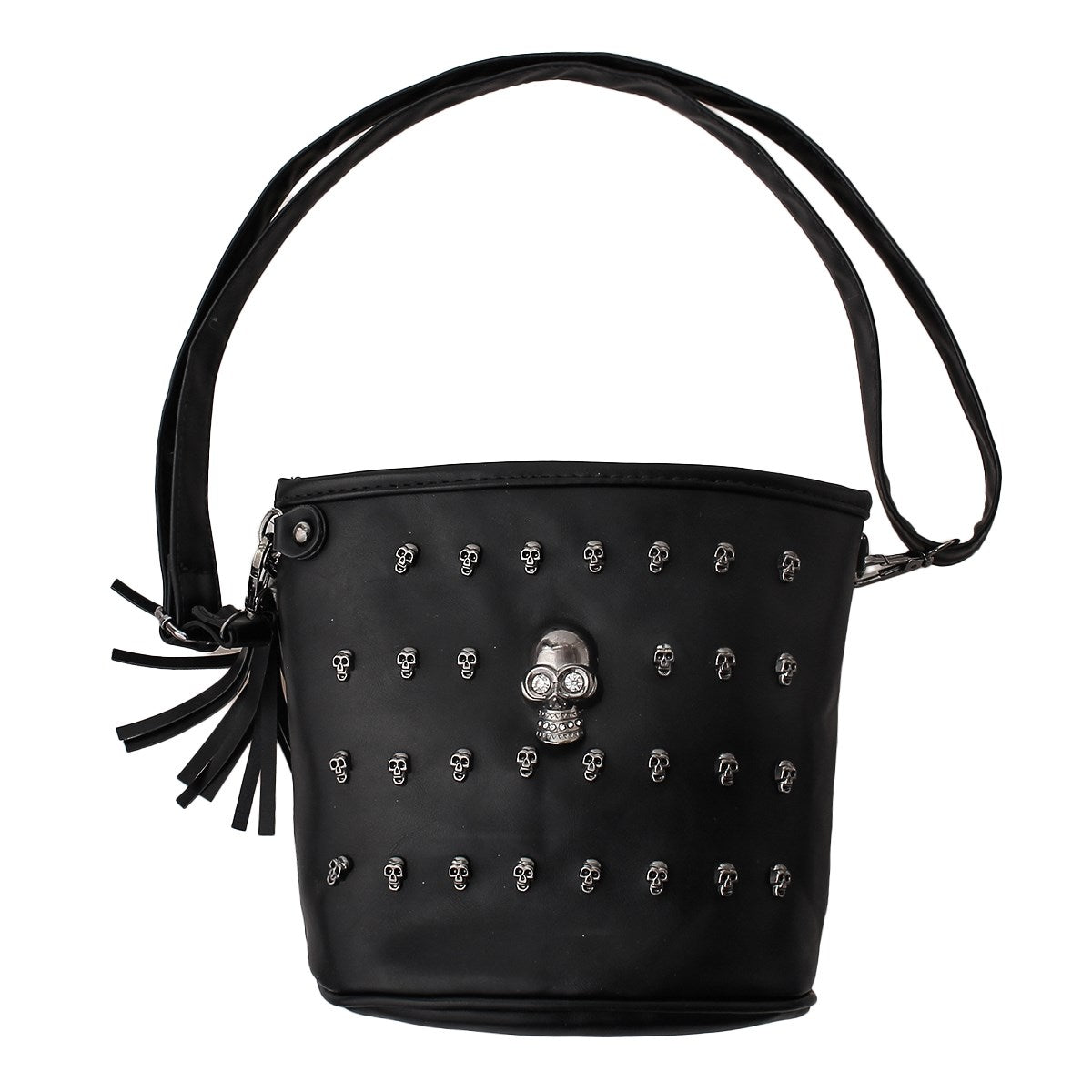 Fashion Shoulder Bags Skull Face Punk Rivet Messenger Bags