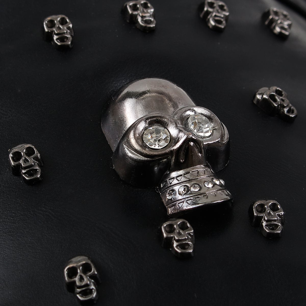 Fashion Shoulder Bags Skull Face Punk Rivet Messenger Bags