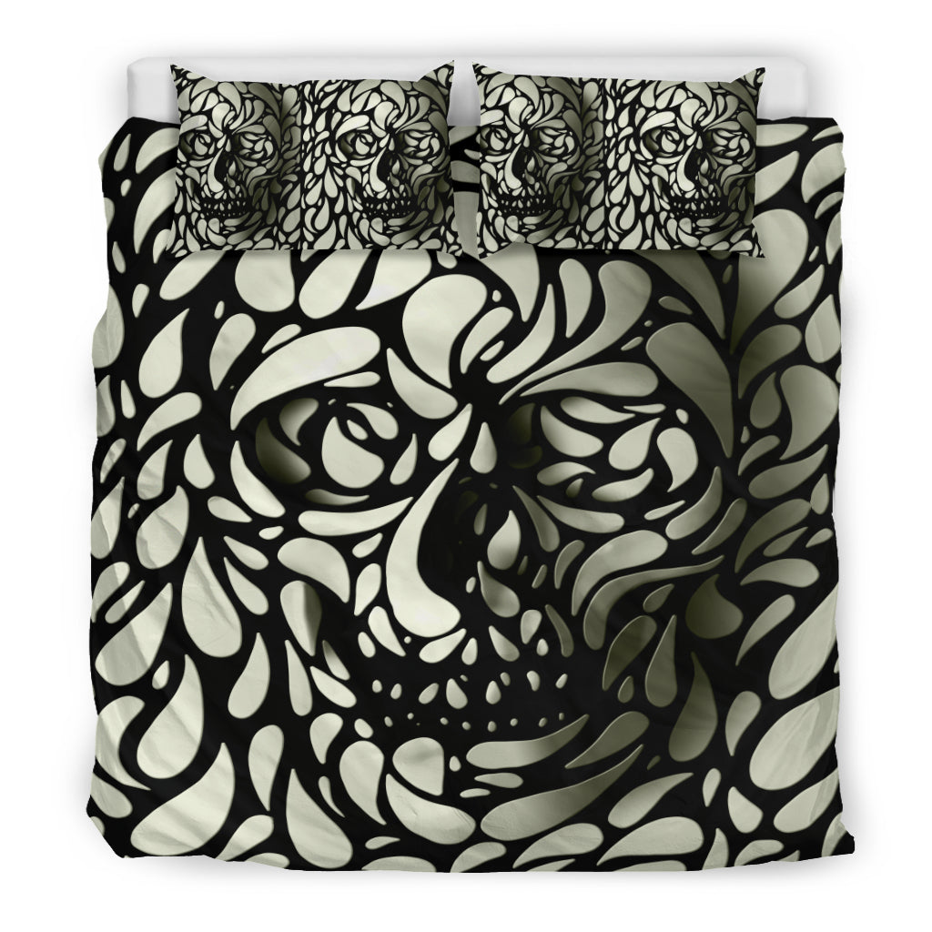 3 Pcs - Skull Bedding Duvet cover