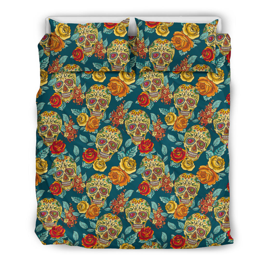 Sugar skull bedding