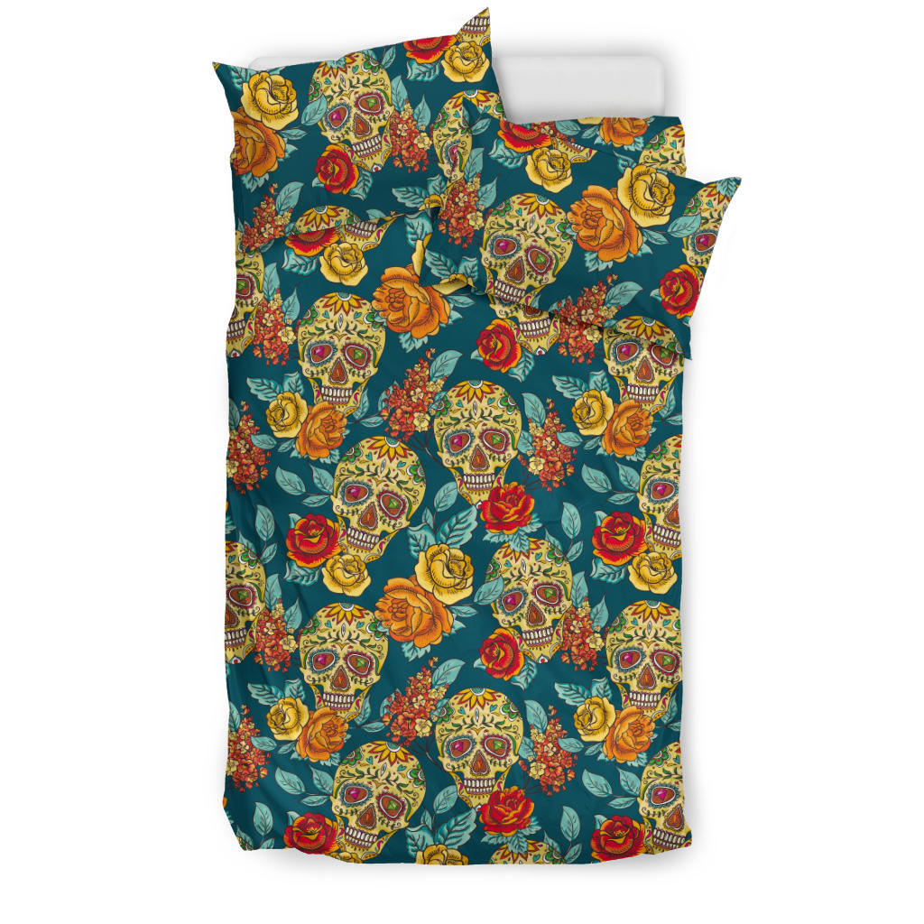 Sugar skull bedding