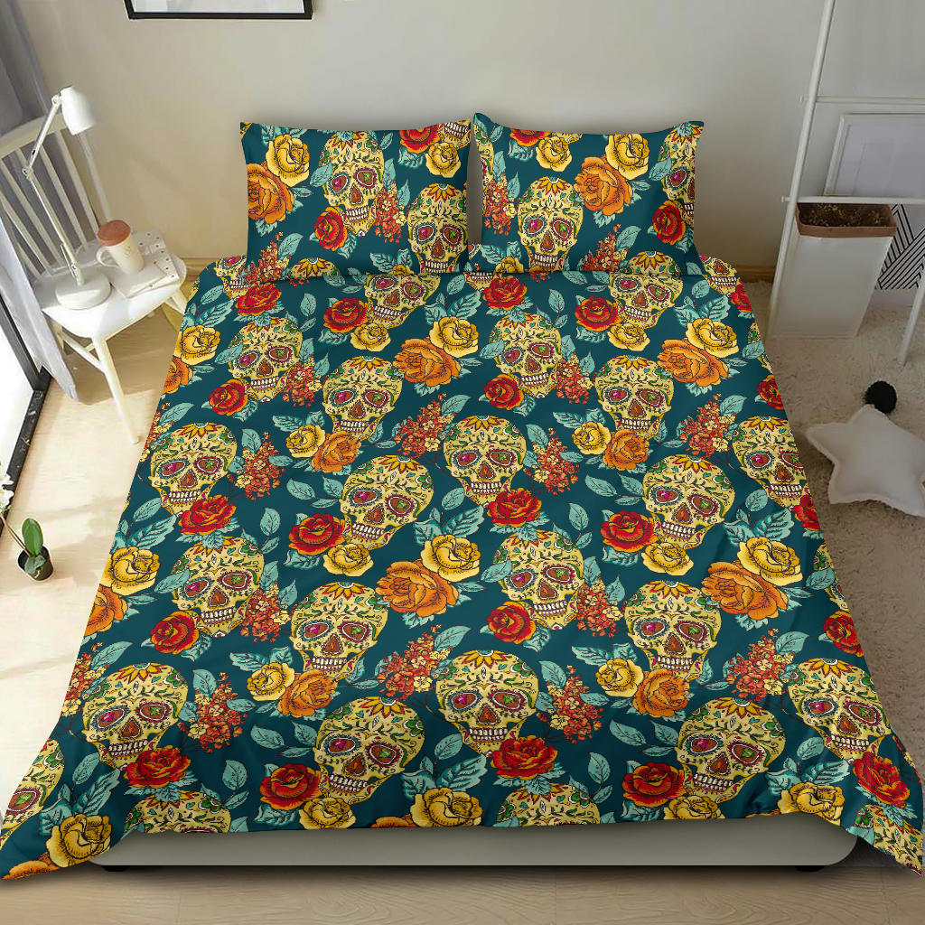 Sugar skull bedding