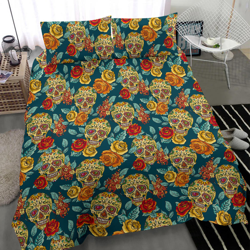 Sugar skull bedding