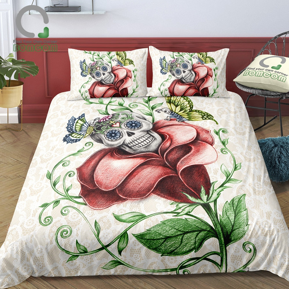 Lace Background Sugar Skull Hand drawing Art skull day of the dead