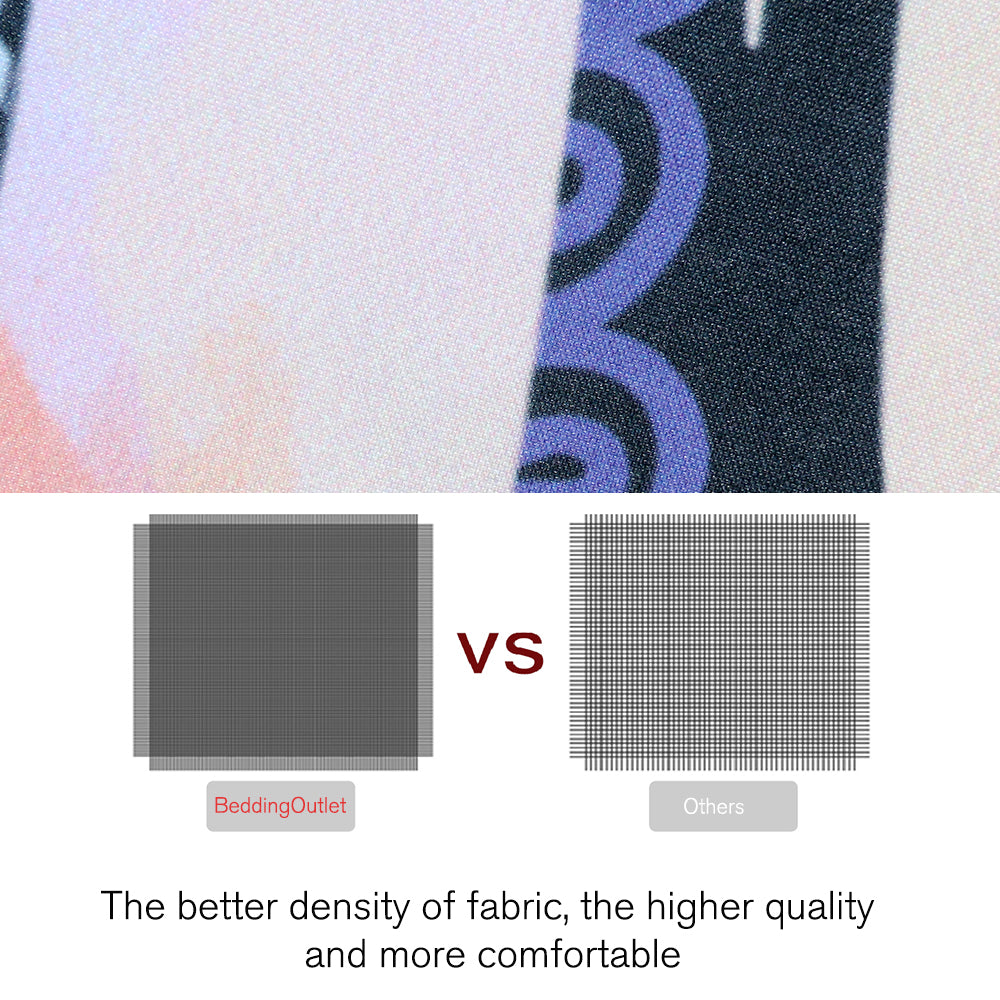 Gothic Skull Bedding Set Leaves Paisley Duvet Cover Set Pink Purple