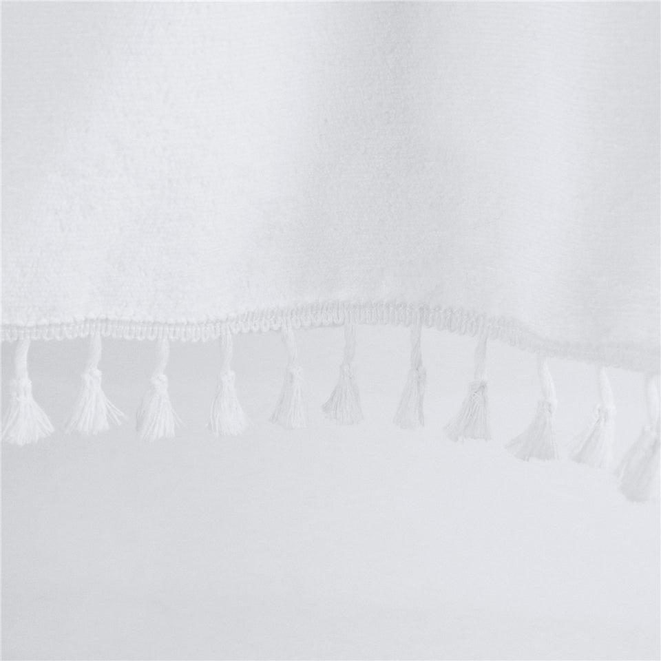 Skull Couples Bathroom Towel With Tassels Microfiber Red Hearts Gothic Beach Towel
