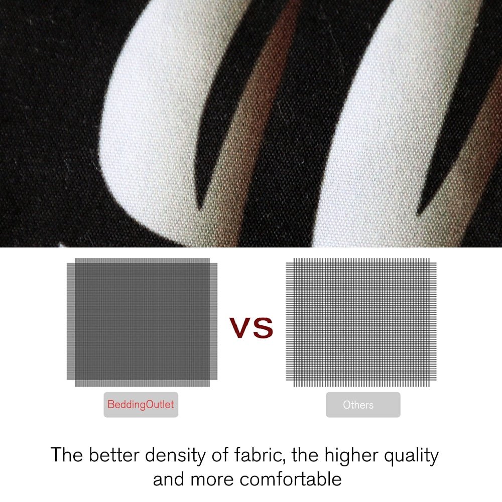 Sugar Skull Bedding Set Red Rose Duvet Cover 3-Piece