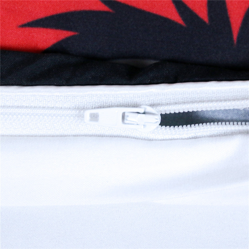 Sugar Skull Bedding Set Roses Duvet Cover With Pillowcases Floral