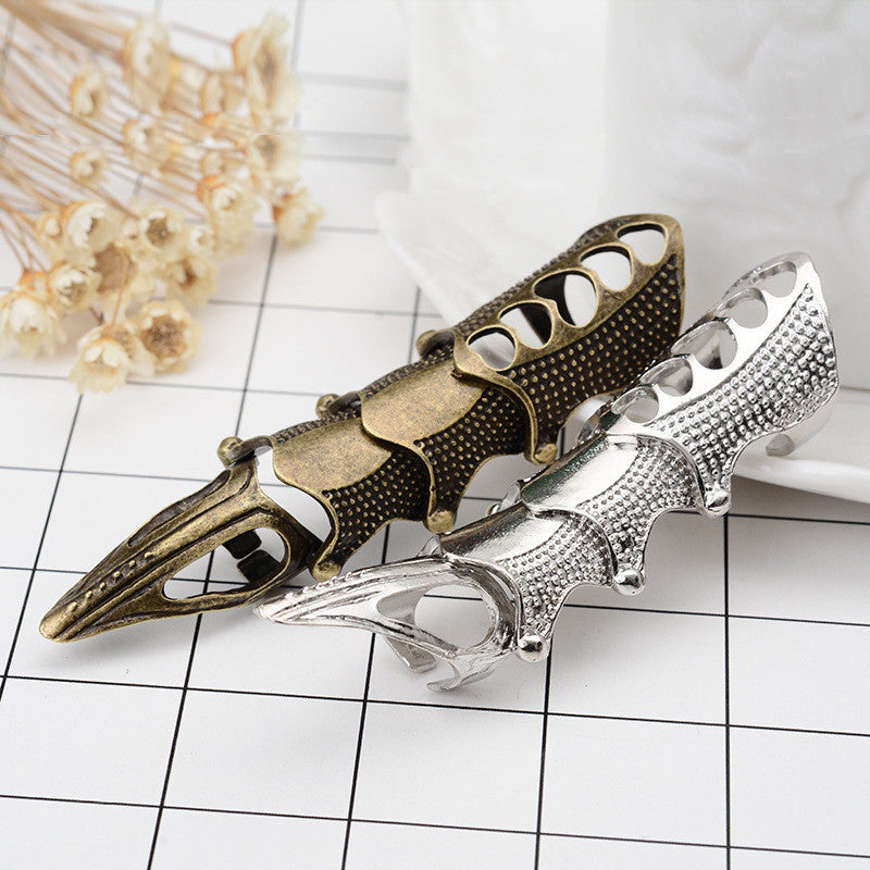Unisex Cute but Stylish Gothic Punk Joint Knuckle Full Finger Claw Ring