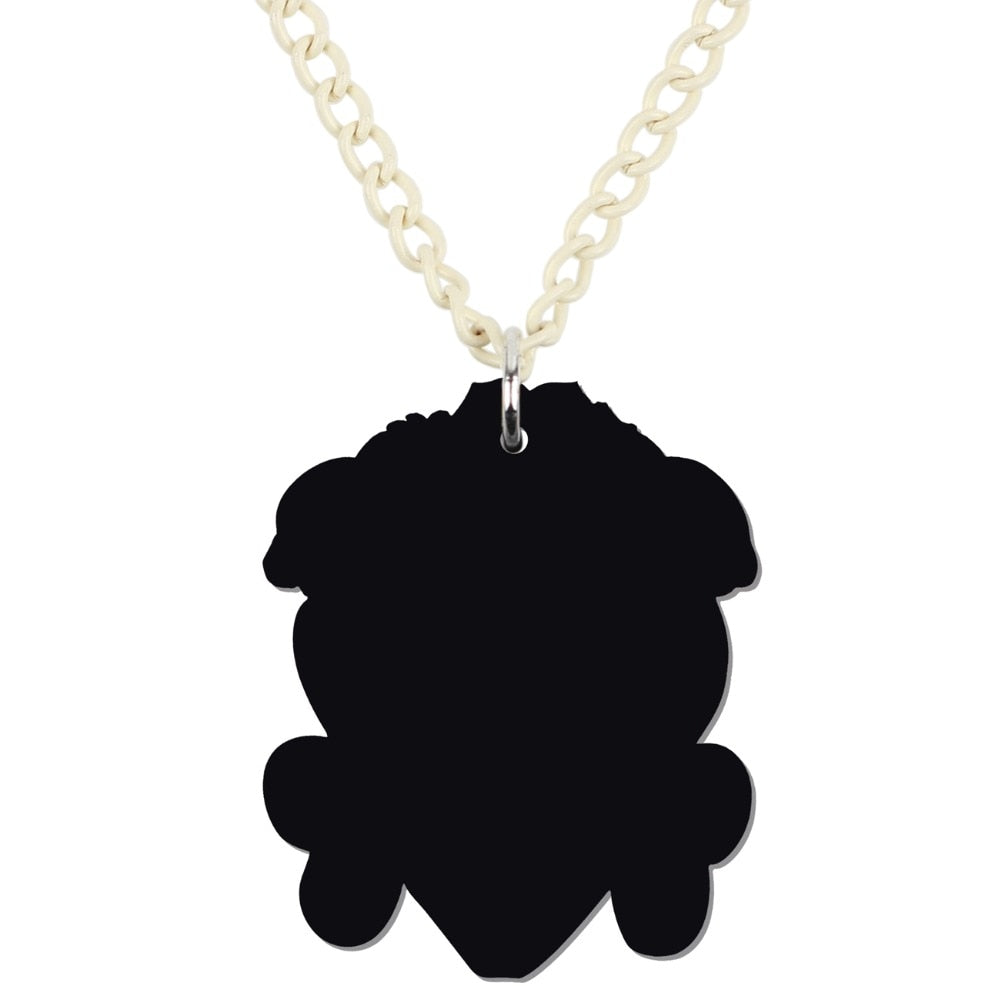 Sugar Skull Necklace Pendant Punk Fashion Jewelry Chain Necklace
