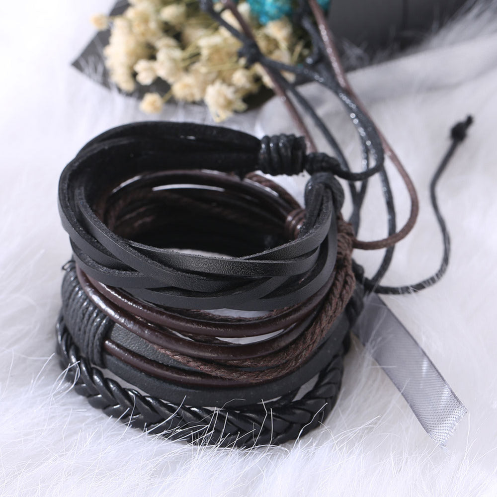 Bracelets & Bangles mens leather bracelets Pulseira Masculina Jewelry Charm Bileklik Pulseiras Boyfriend Girlfriend