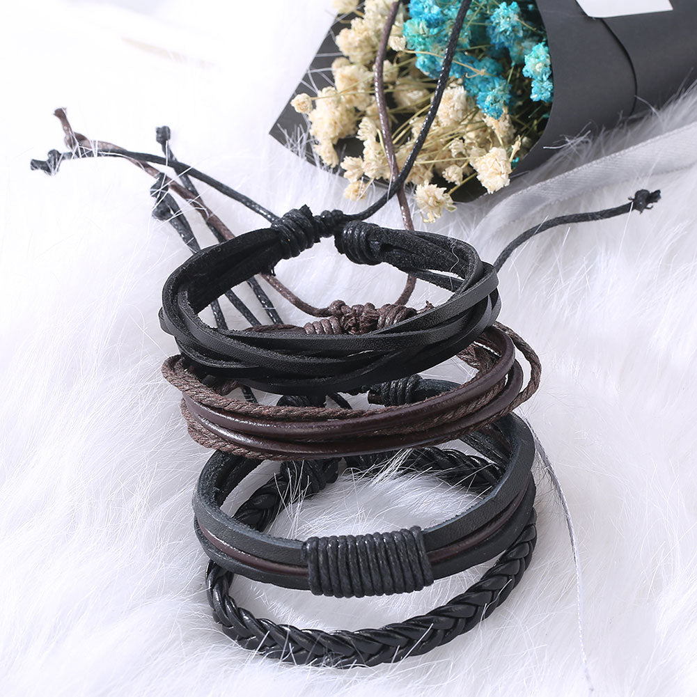 Bracelets & Bangles mens leather bracelets Pulseira Masculina Jewelry Charm Bileklik Pulseiras Boyfriend Girlfriend