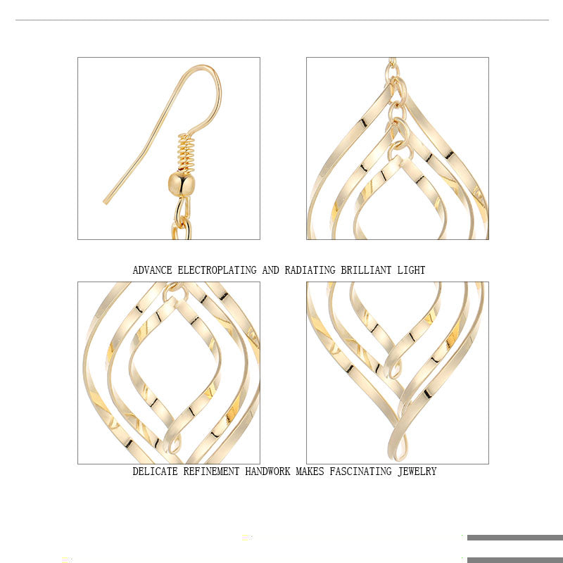 Long Earrings For Women Really Shining Beautyful Bijouterie Hot Sale No.A508 A509