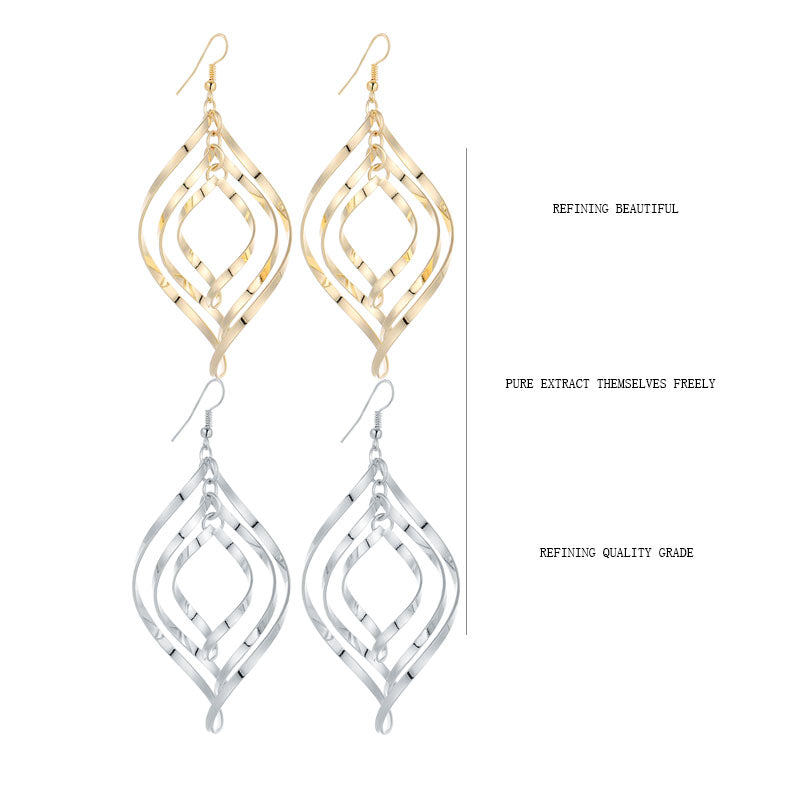 Long Earrings For Women Really Shining Beautyful Bijouterie Hot Sale No.A508 A509
