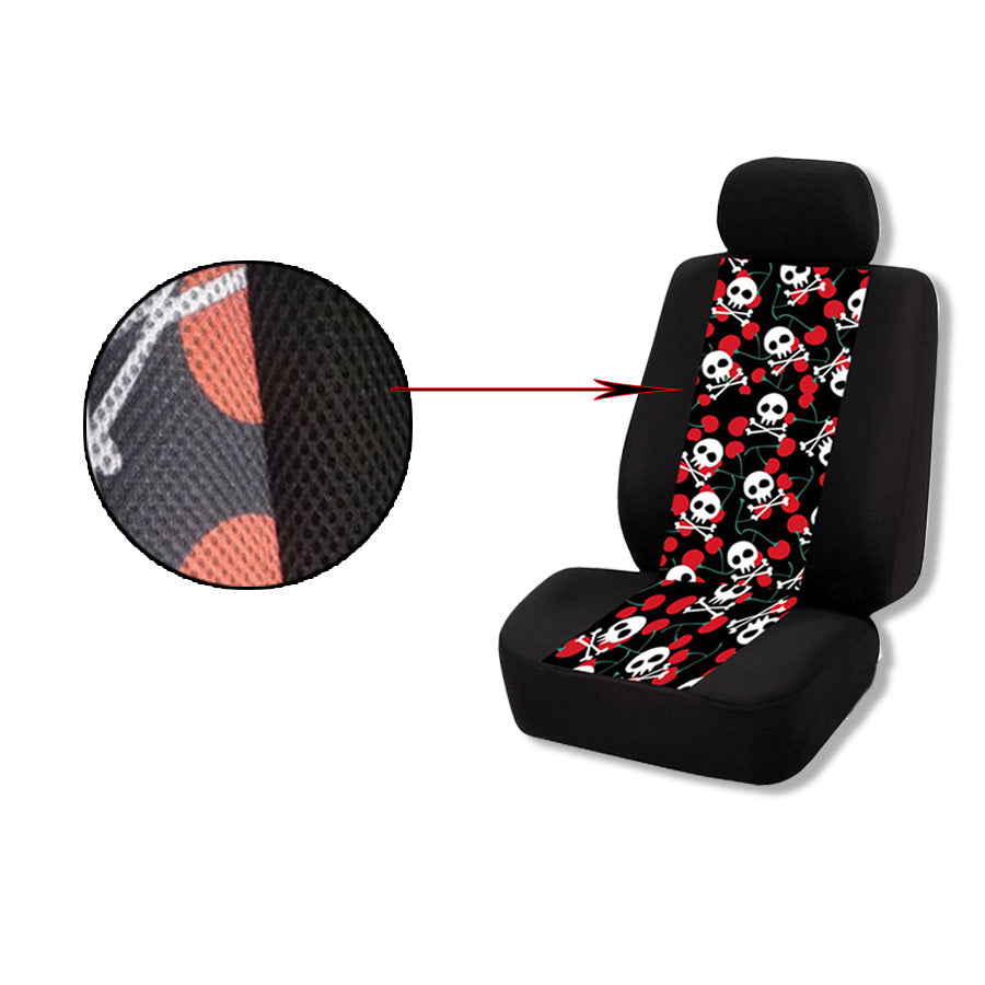Car Seat Covers Skull printing Pattern Auto Seat Cover