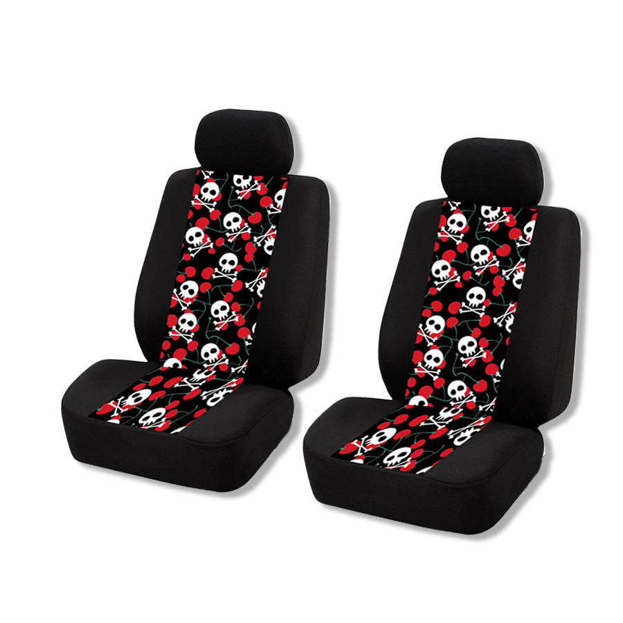 Car Seat Covers Skull printing Pattern Auto Seat Cover