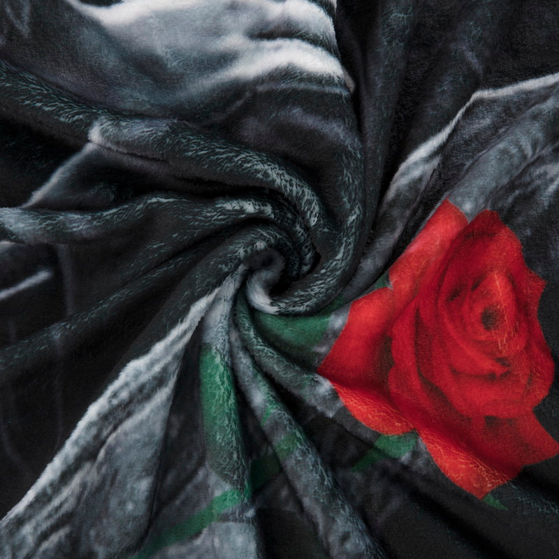 Beauty Skull Thick Blanket Soft Fleece Throw Blankets For Beds Adults Bedding Cover Bedspread 150*200cm Sofa Decor