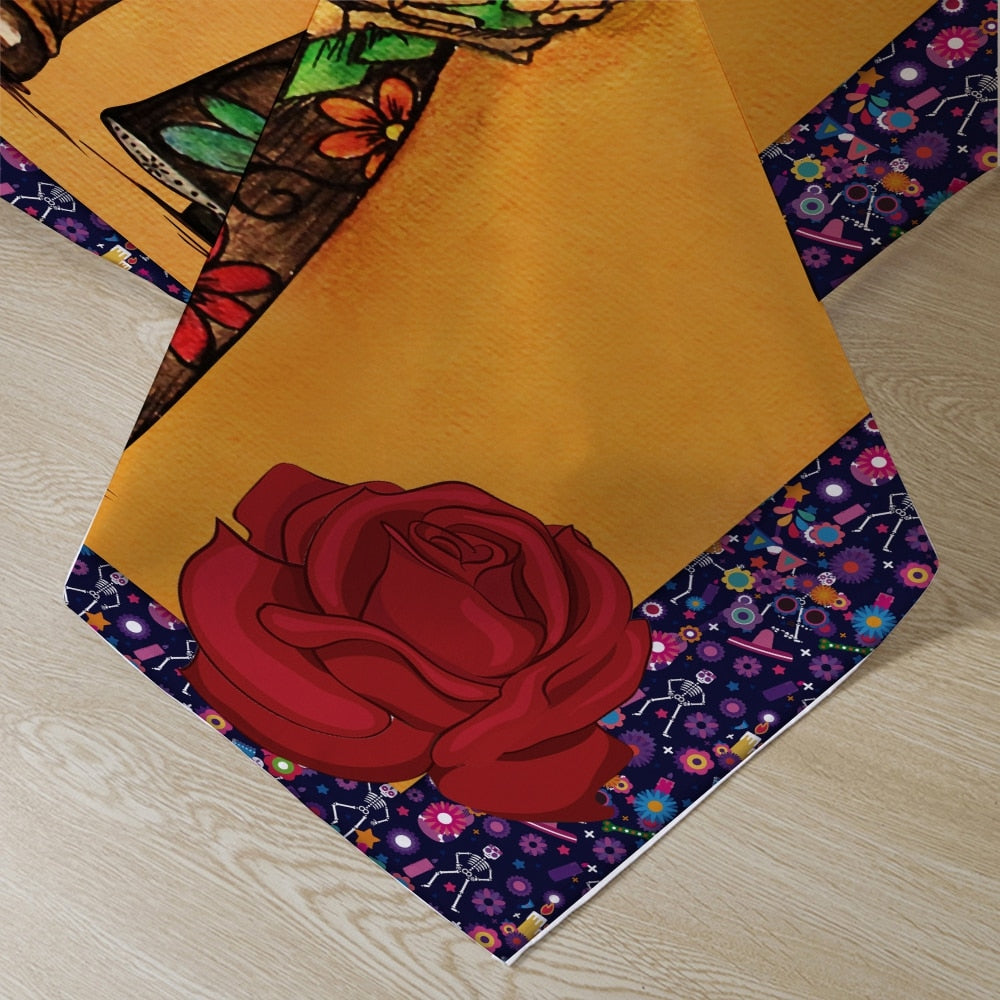 Cute love skull Bedding Set Duvet Cover With Pillowcases