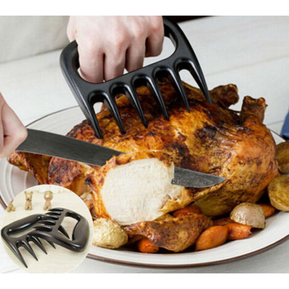 1Pair Bear Paws Claws Meat Handler Forks Tongs Pull Shred Pork Roasting Fork Barbecue Accessories Garden Hand Tools Fork