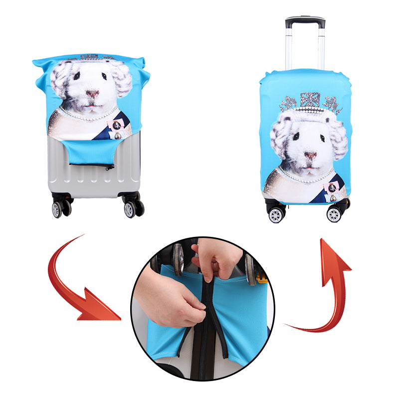 Dark Gothic Skull / Beauty Luggage Protective Cover Waterproof